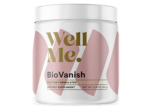 A jar of well me. Biovanish powder