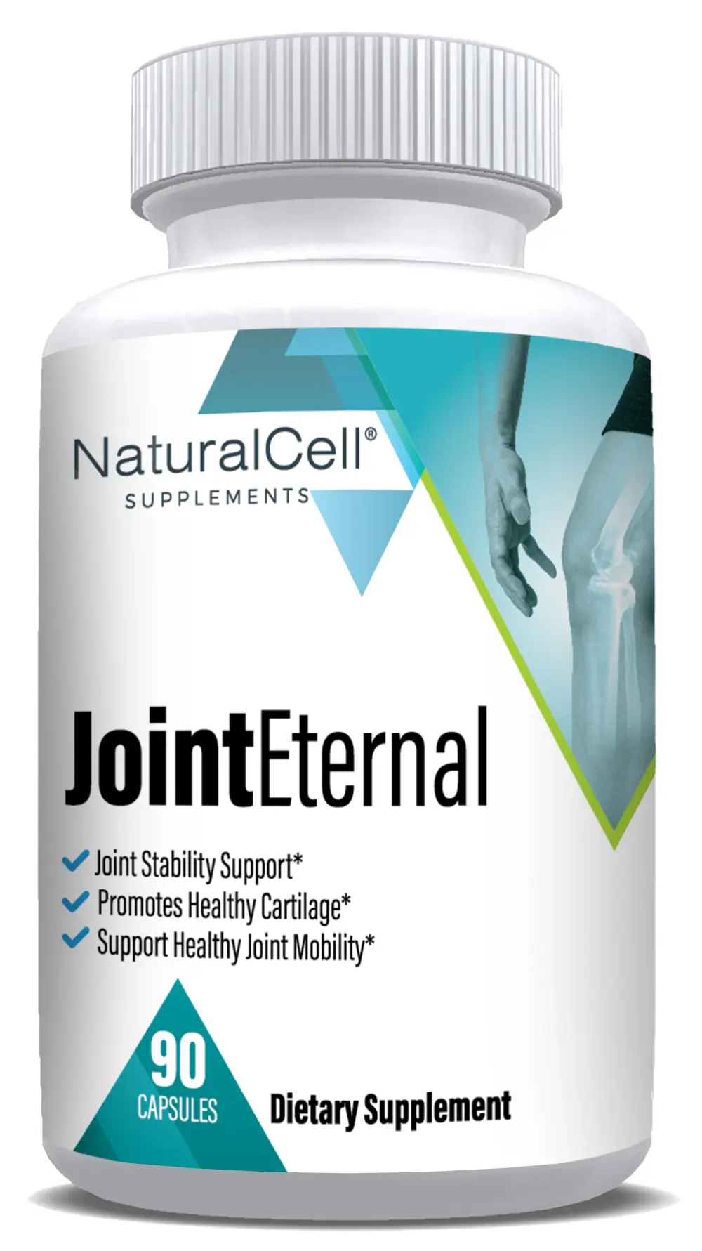 A bottle of natural cell supplements jointeternal